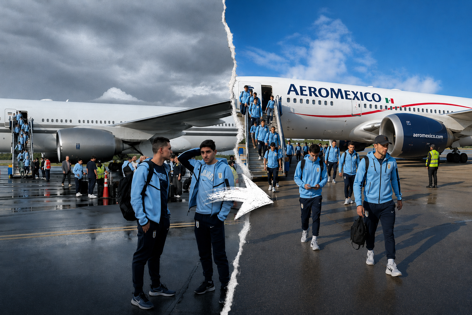Aeroméxico rescató a Uruguay en el Mundial 2026: el vuelo AM9687 que salió de Cancún en la hora límite