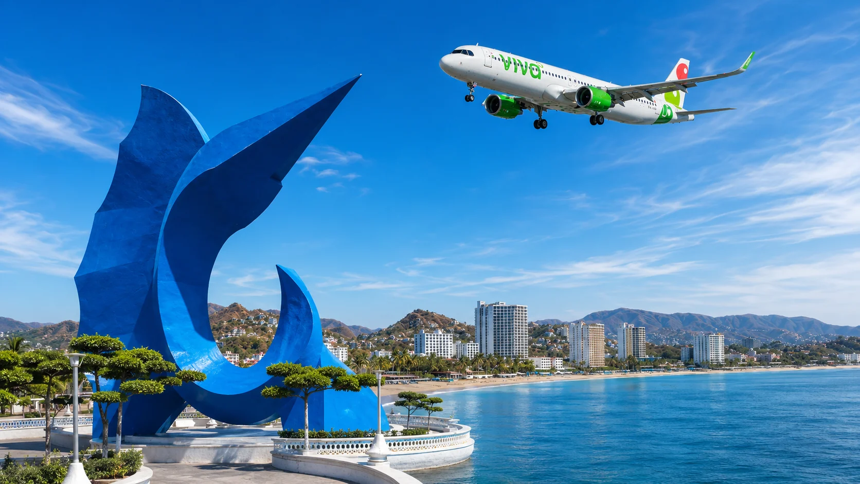 Viva Aerobus Inagura Vuelo a Manzanillo desde el AIFA